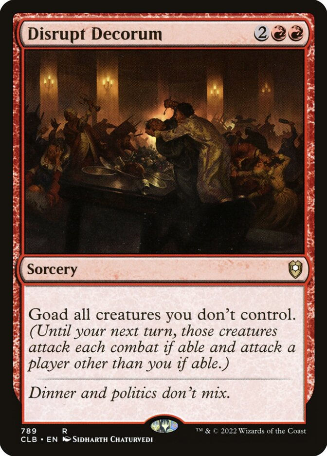 Disrupt Decorum (CLB) (789)