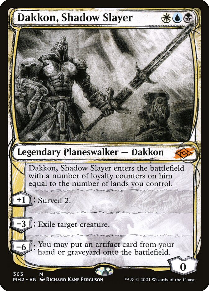 Dakkon, Shadow Slayer (MH2) (363) / Showcase