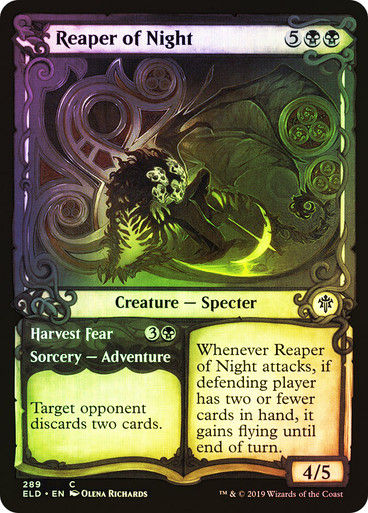 Reaper of Night // Harvest Fear (ELD) (289) / Showcase / Foil