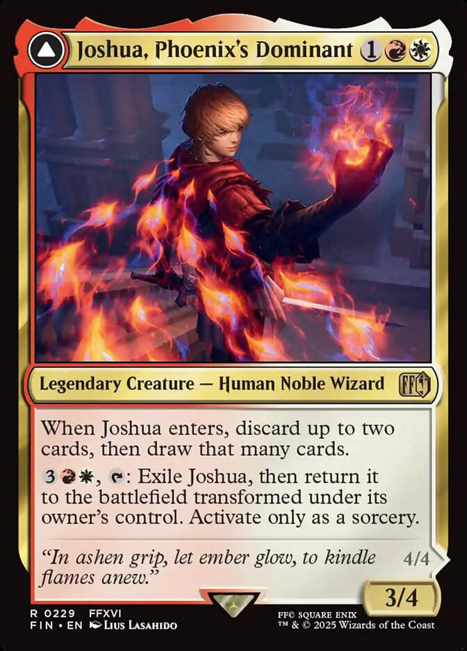 Joshua, Phoenix's Dominant // Phoenix, Warden of Fire (FIN) (229)