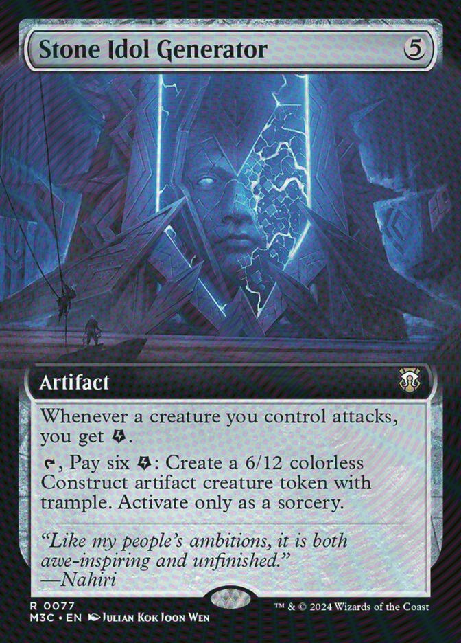 Stone Idol Generator (M3C) (77) / Extended Art / Ripple Foil