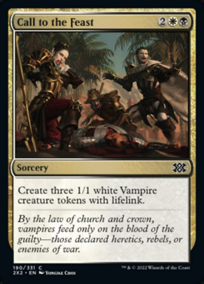 Call to the Feast (2X2)
