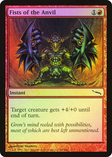 Fists of the Anvil (MRD) (91) / Foil