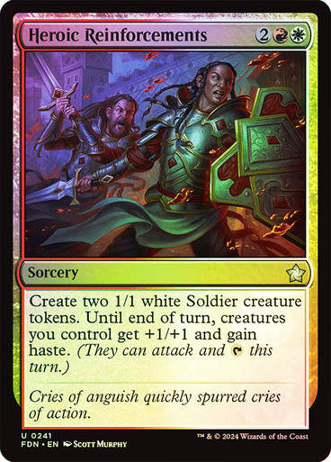 Heroic Reinforcements (FDN) (241) / Foil