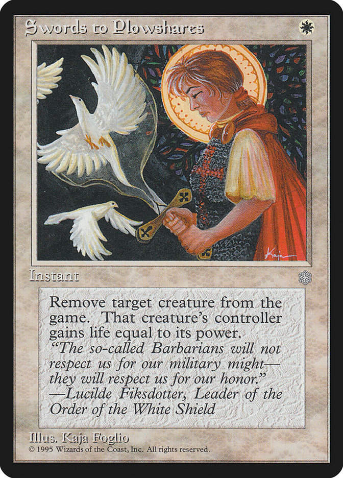 Swords to Plowshares (ice)