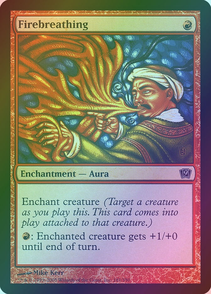 Firebreathing (9ED) (181★) / Foil