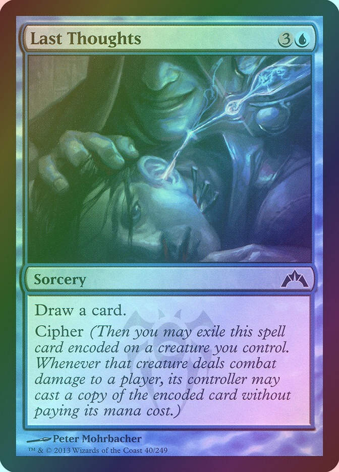 Last Thoughts (GTC) (40) / Foil