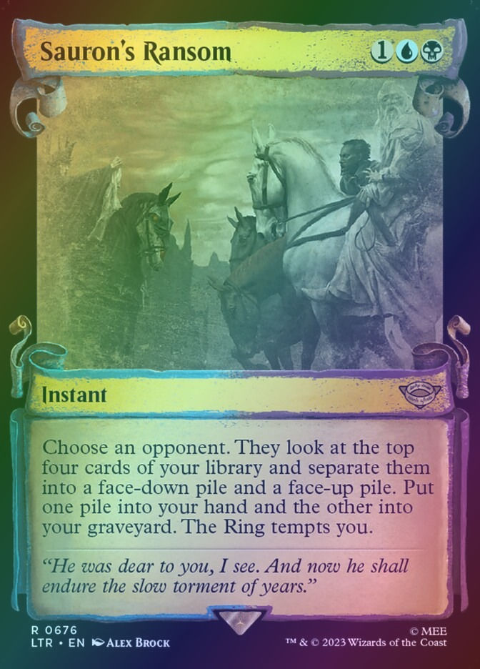 Sauron's Ransom (LTR) (676) / Showcase / Foil