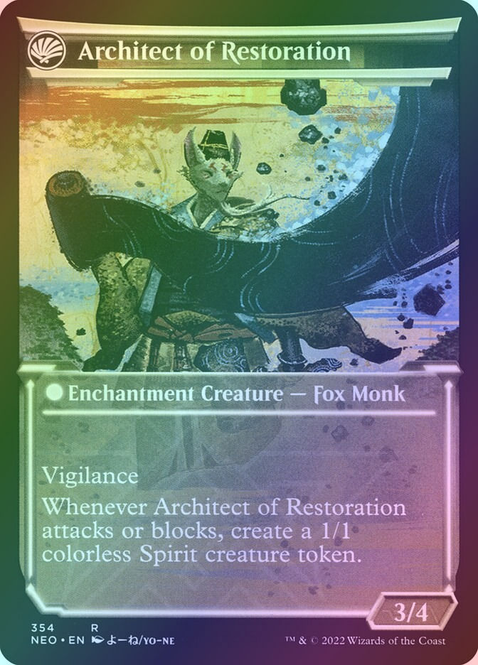 The Restoration of Eiganjo (NEO) (354) / Showcase / Foil — cara 2 de 2