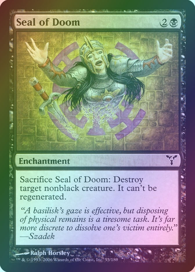 Seal of Doom (DIS) (53) / Foil