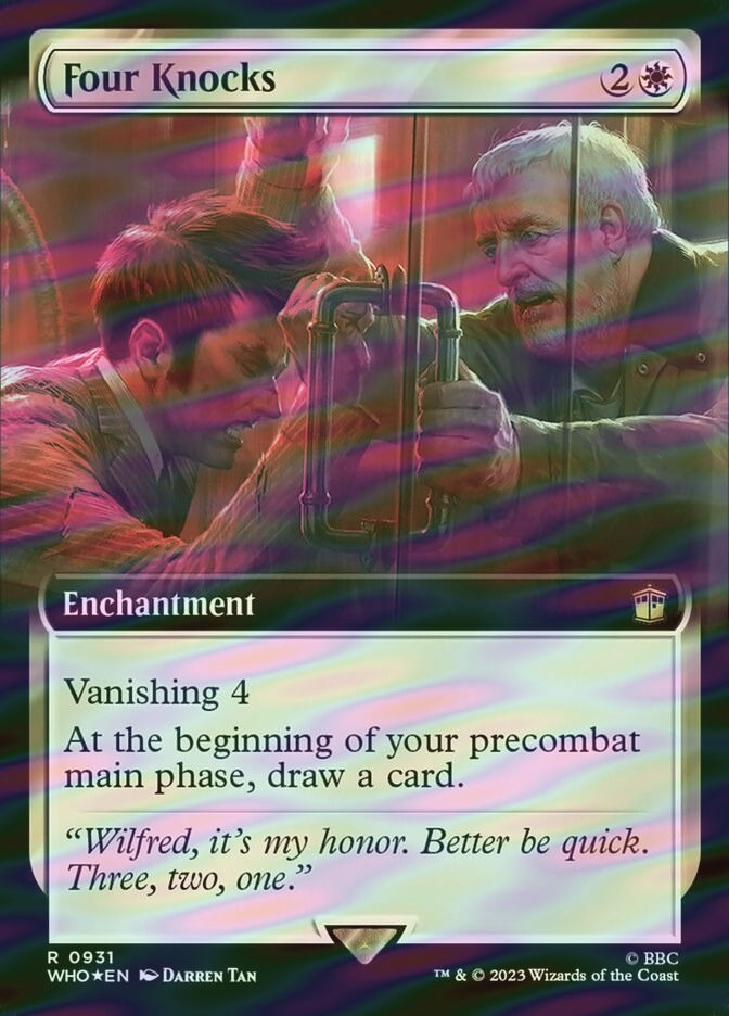Four Knocks (WHO) (931) / Extended Art / Surge Foil