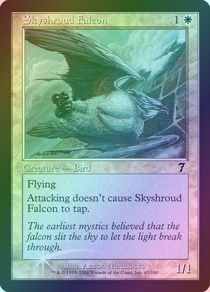 Skyshroud Falcon (7ED) (45★) / Foil