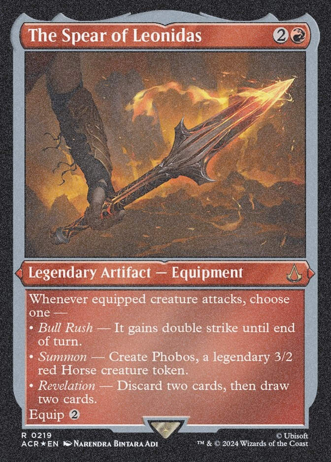 The Spear of Leonidas (ACR) (219) / Foil Etched