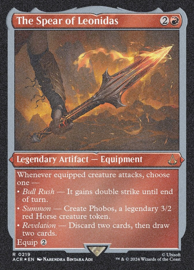 The Spear of Leonidas (ACR) (219) / Foil Etched