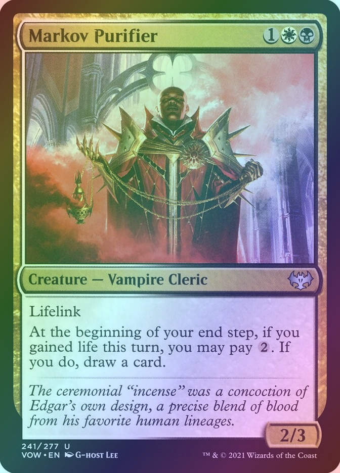 Markov Purifier (VOW) (241) / Foil