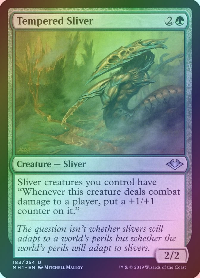 Tempered Sliver (MH1) (183) / Foil
