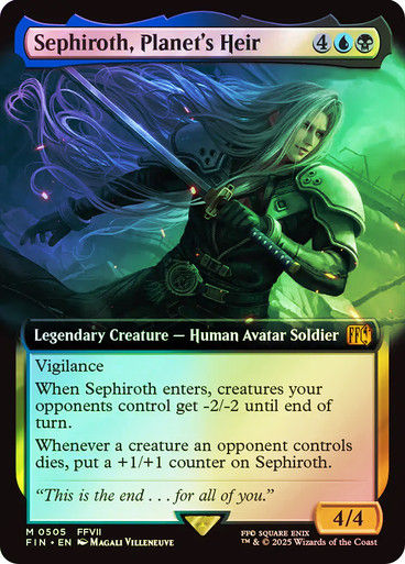 Sephiroth, Planet's Heir (FIN) (505) / Extended Art / Foil