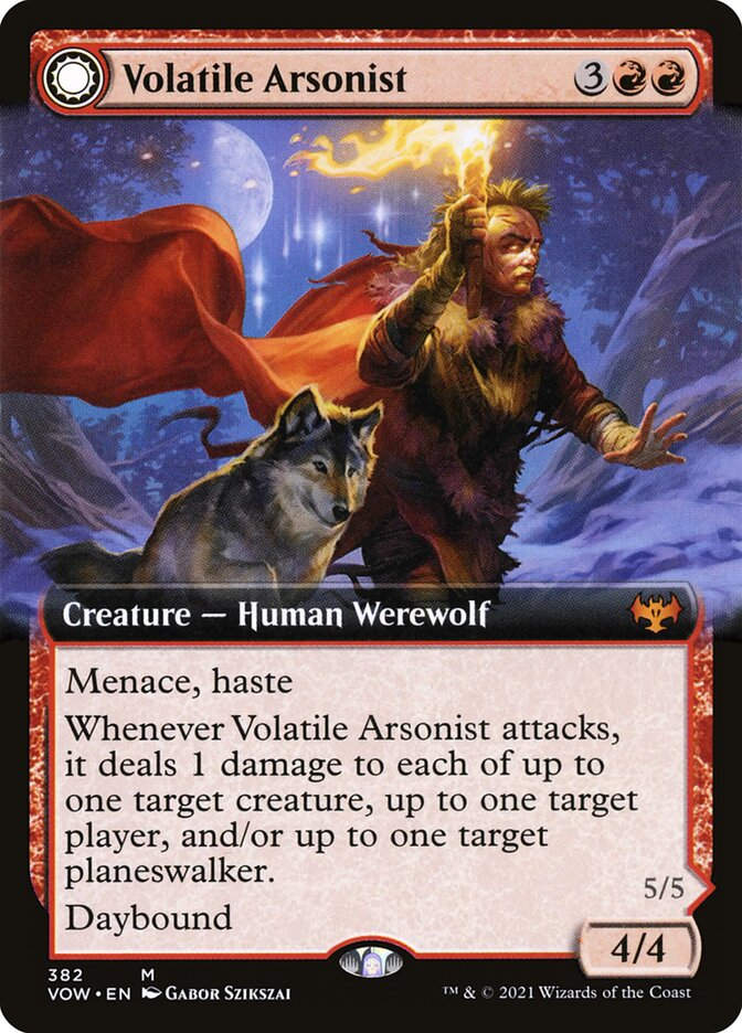 Volatile Arsonist // Dire-Strain Anarchist (VOW) (382) / Extended Art