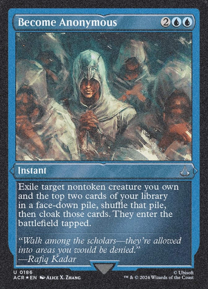 Become Anonymous (ACR) (186) / Foil Etched