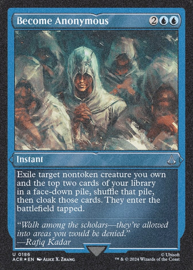 Become Anonymous (ACR) (186) / Foil Etched