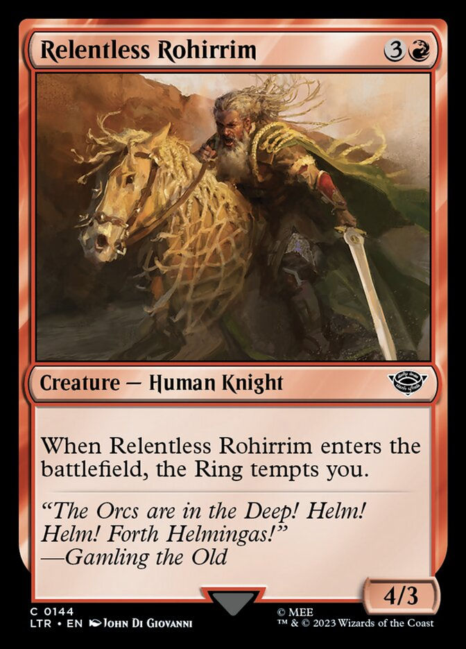 Relentless Rohirrim (LTR) (144)