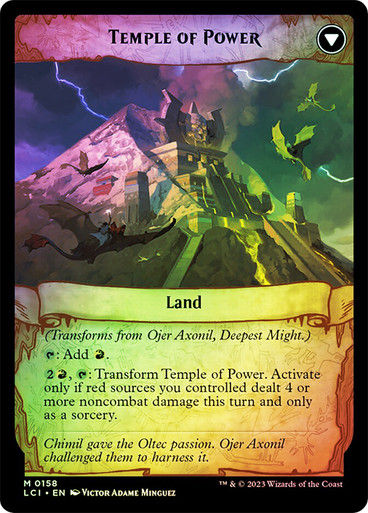 Ojer Axonil, Deepest Might // Temple of Power (lci) / Foil — cara 2 de 2