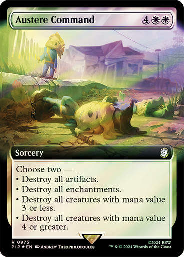 Austere Command (pip) (975) / Extended Surge Foil