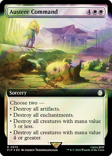 Austere Command (pip) (975) / Extended Surge Foil
