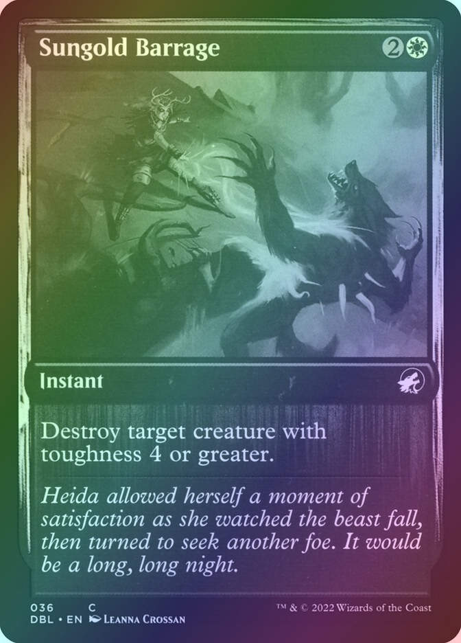 Sungold Barrage (DBL) (36) / Foil