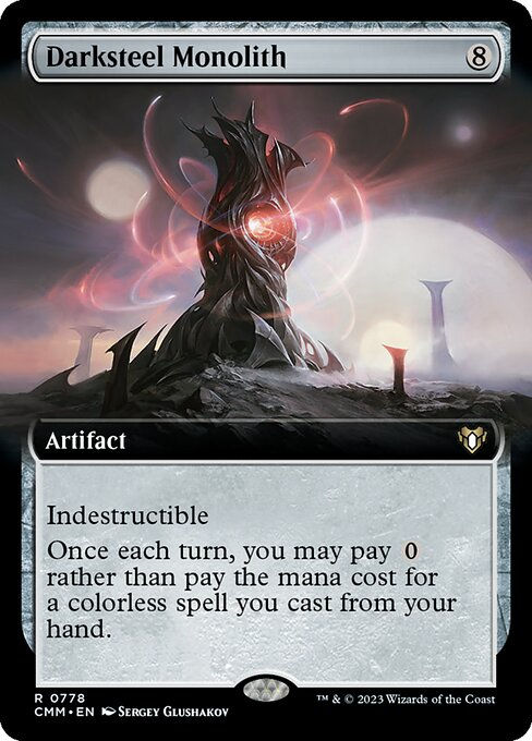 Darksteel Monolith (cmm) / Extended Art