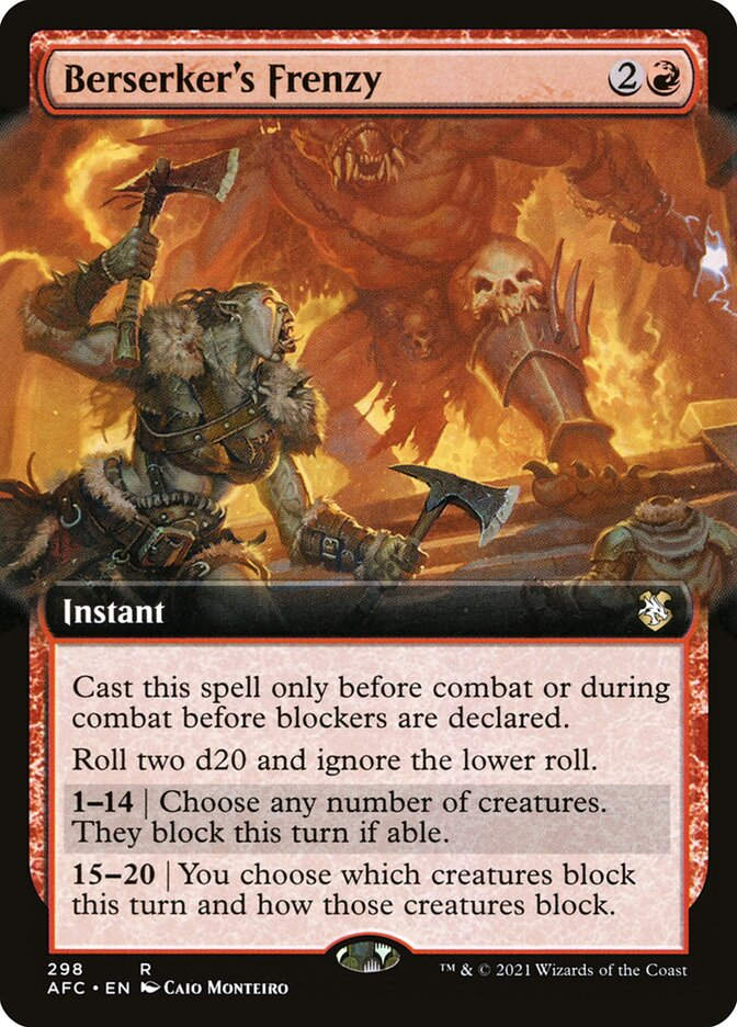 Berserker's Frenzy (AFC) (298) / Extended Art