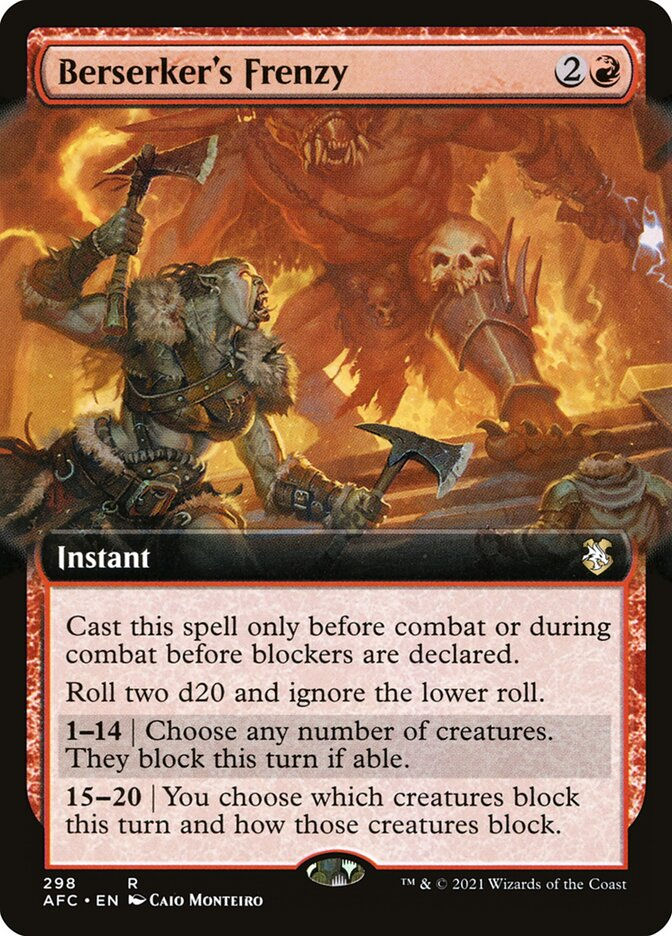 Berserker's Frenzy (AFC) (298) / Extended Art