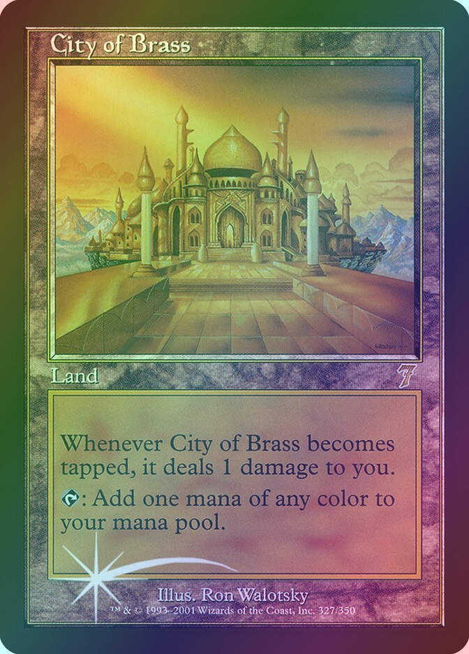 City of Brass (7ED) (327★) / Foil