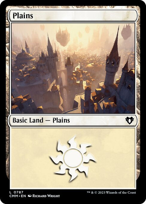 Plains (cmm) (cmm_787) (Commander Deck)