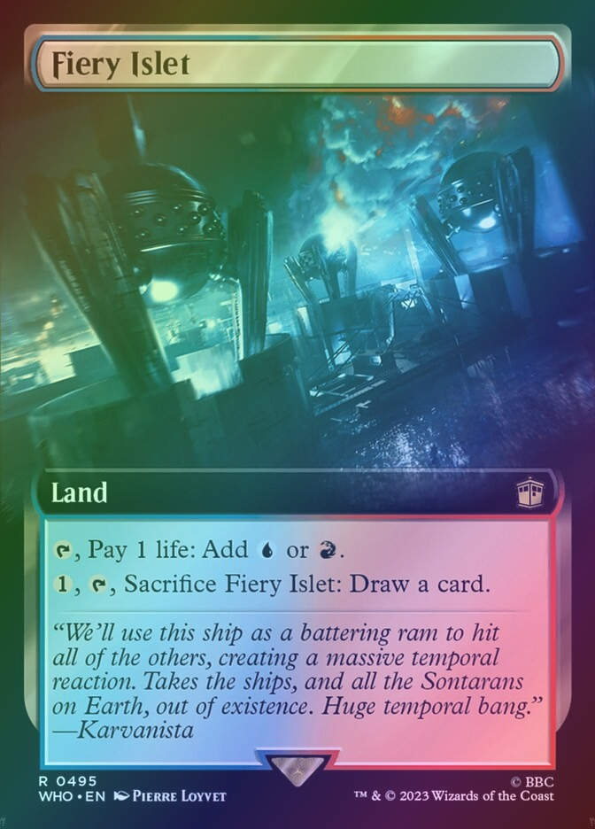 Fiery Islet (WHO) (495) / Extended Art / Foil