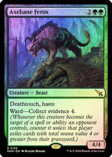 Axebane Ferox (mkm) (153) / Foil