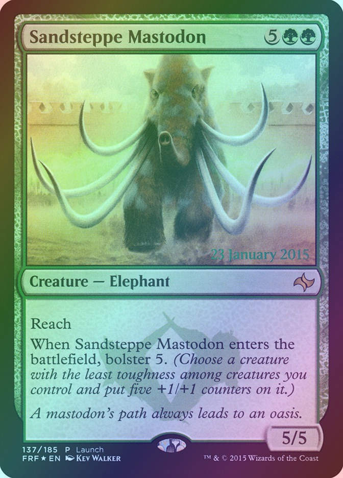 Sandsteppe Mastodon (PFRF) (137) / Foil