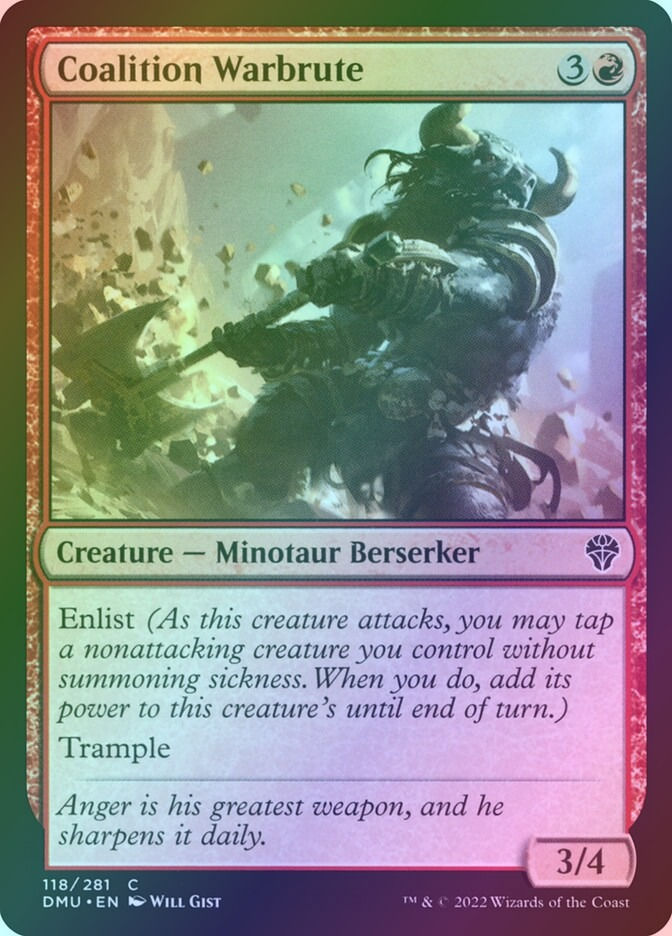 Coalition Warbrute (DMU) (118) / Foil