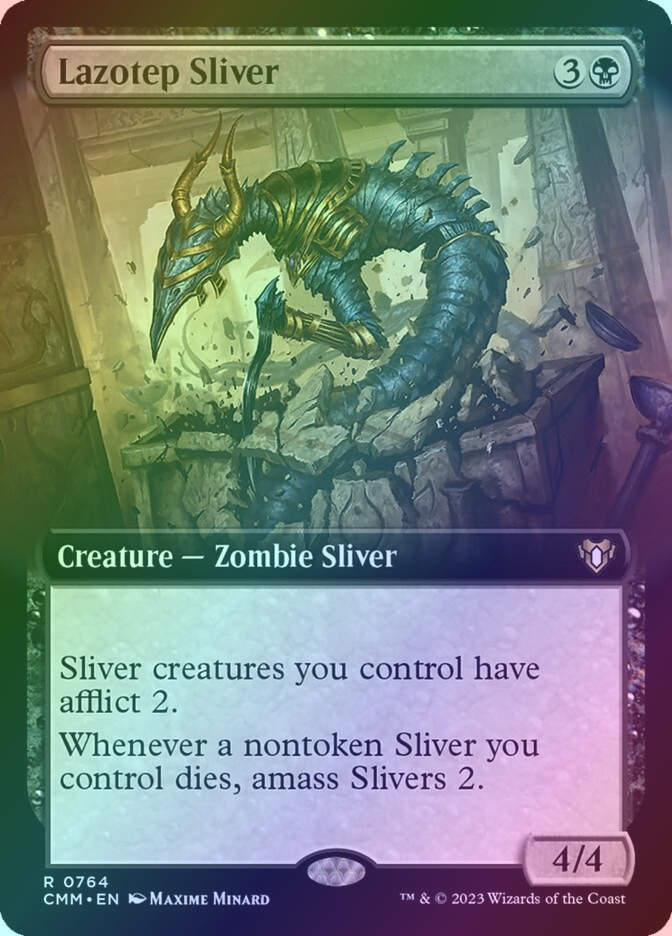 Lazotep Sliver (CMM) (764) / Extended Art / Foil