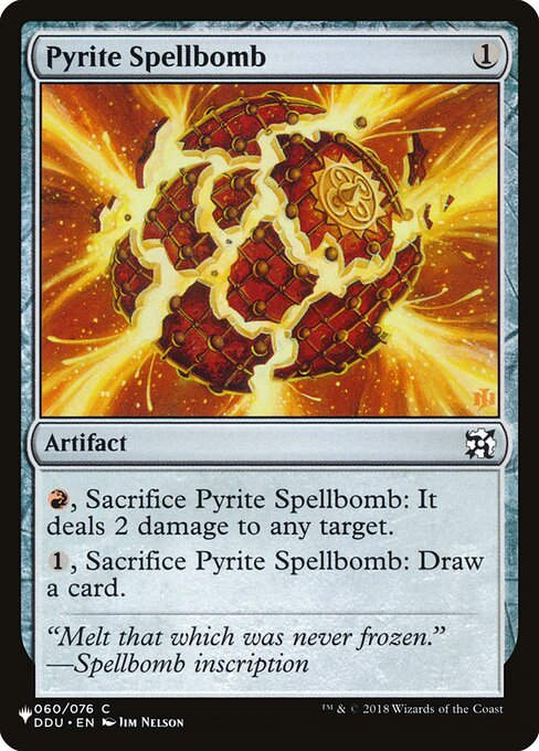 Pyrite Spellbomb (PLST) (DDU-60)