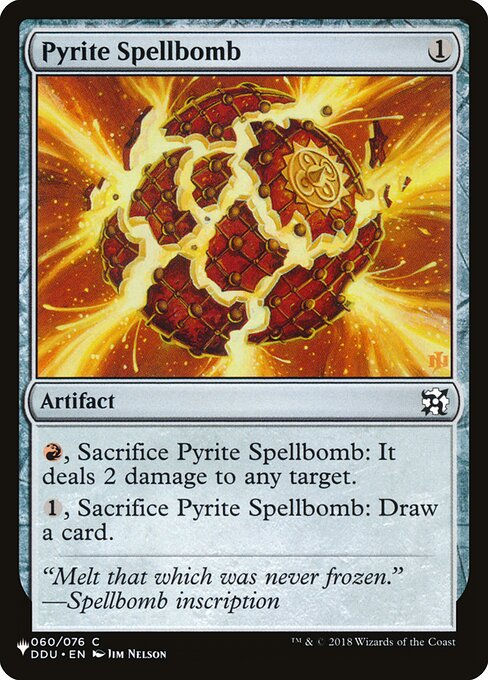 Pyrite Spellbomb (PLST) (DDU-60)
