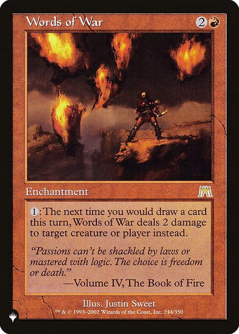 Words of War (PLST) (ONS-244)