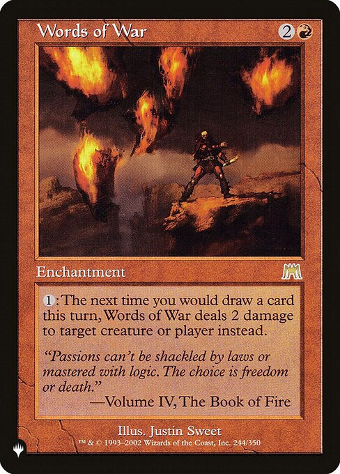 Words of War (PLST) (ONS-244)