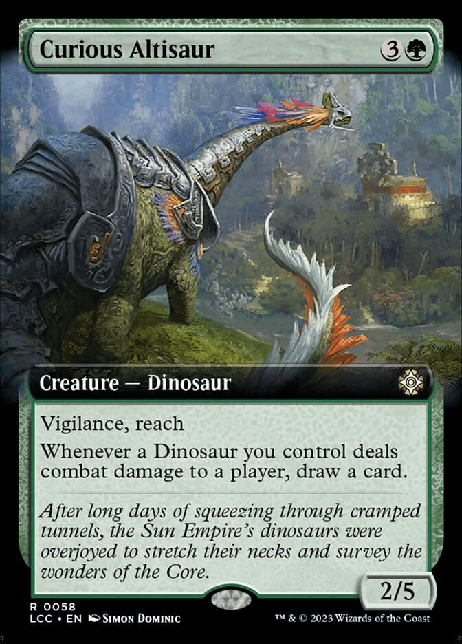 Curious Altisaur (LCC) (58) / Extended Art