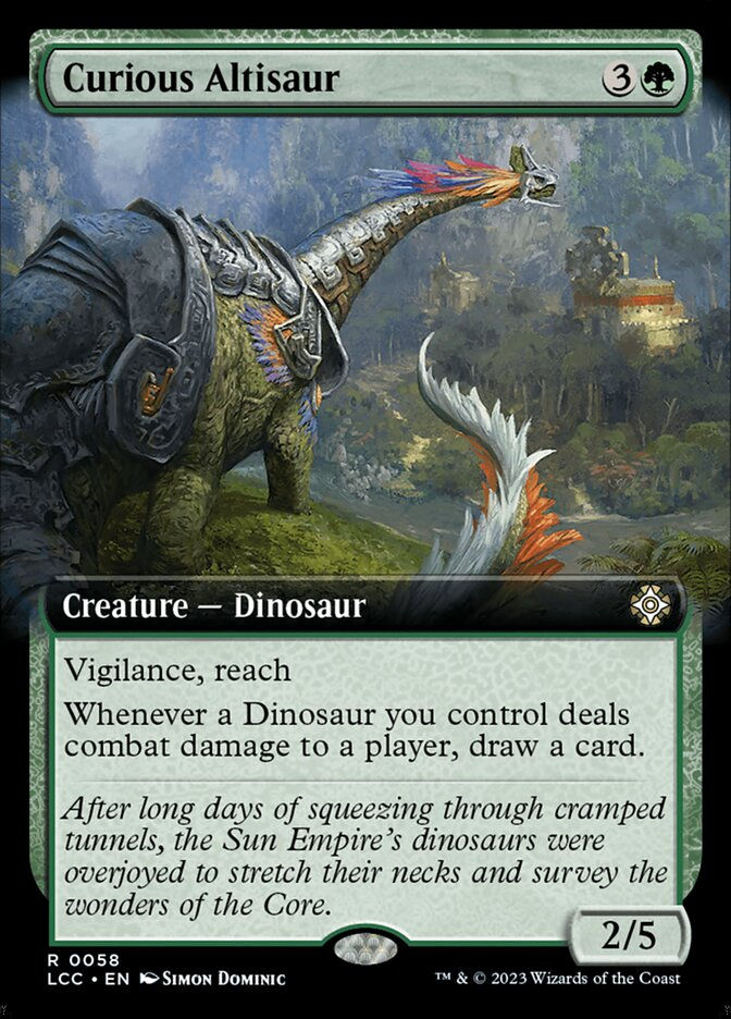 Curious Altisaur (LCC) (58) / Extended Art