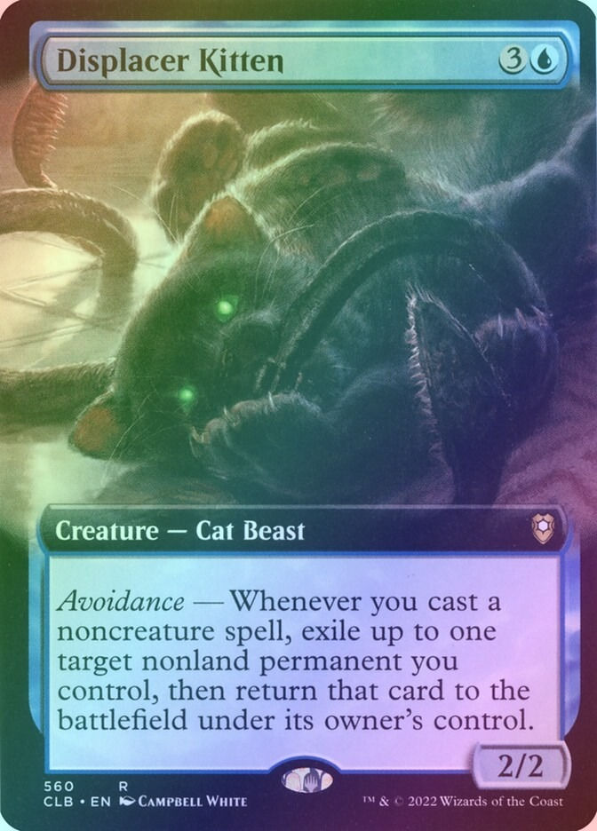 Displacer Kitten (CLB) (560) / Extended Art / Foil