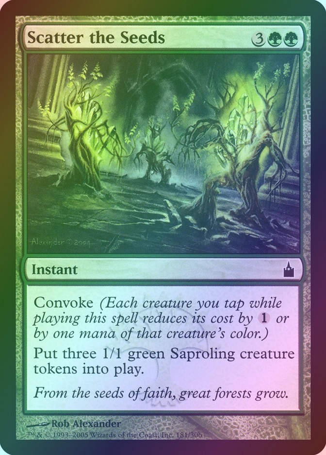Scatter the Seeds (RAV) (181) / Foil