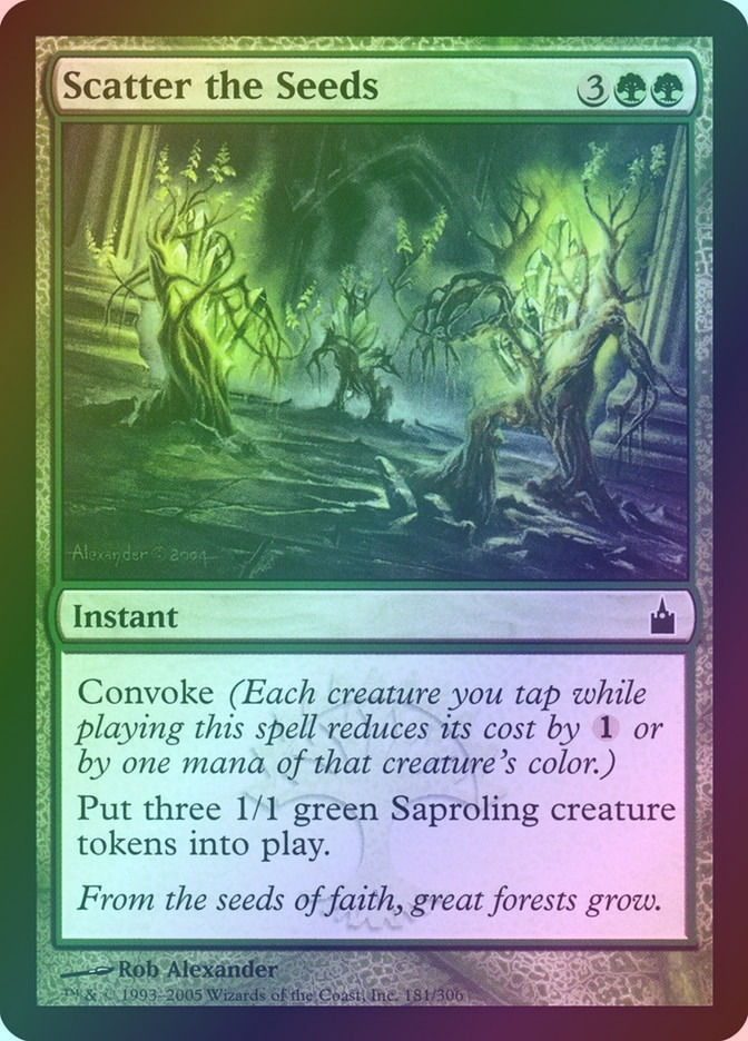 Scatter the Seeds (RAV) (181) / Foil