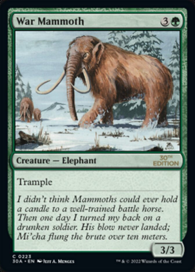 War Mammoth (30a)