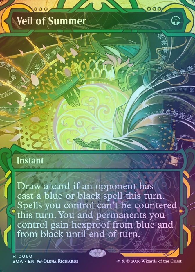 Veil of Summer (SOA) (60) / Borderless / Showcase / Foil